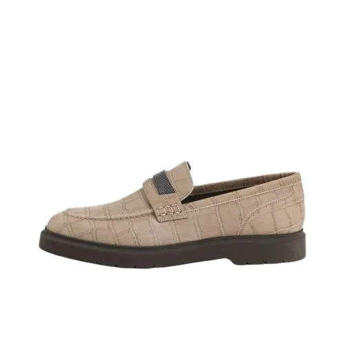 Brunello Cucinelli Женские повседневные туфли Светло-коричневый Женские