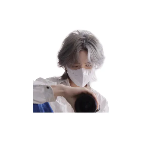 YOSEE Wolf Tail Mullet Wig Бабушка Серый Самурай Голова