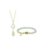 Удача Богатство Спокойный Комплект [Ожерелье + Браслет с бусинами]