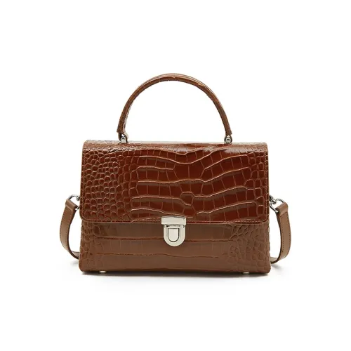 Old Man's Head Коровья кожа Сумка Стандартная Женская Черный Красный Коричневый