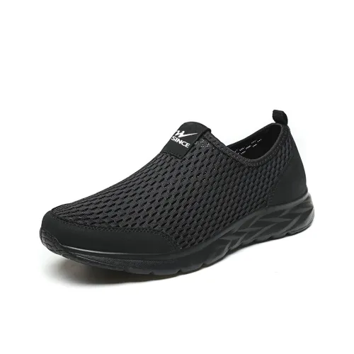 Binary Casual Low Top Pure Black Men's