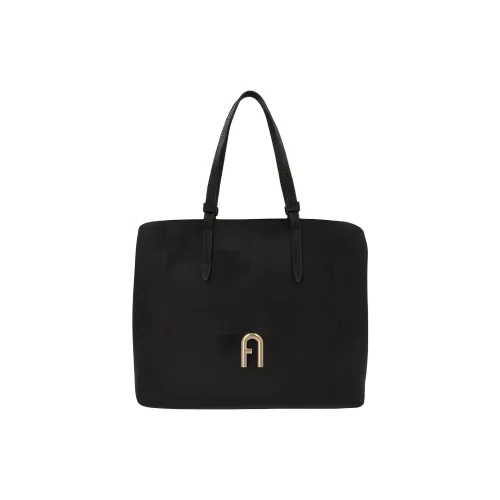 Furla Primula Кожа Плечевая Сумка Средний Женский Черный