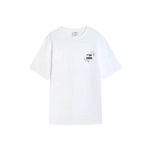PUMA SS25 SS GF Tee PARO T Рубашка Унисекс Белый