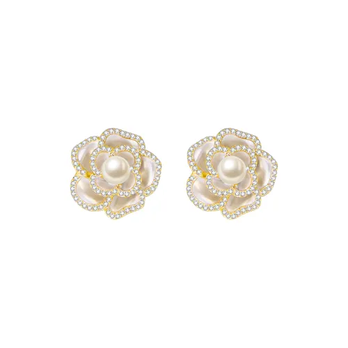 ZEGL Серебро S925 Серьги-гвоздики Женские