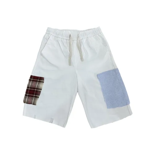 W7H1 Белые Унисекс Повседневные шорты