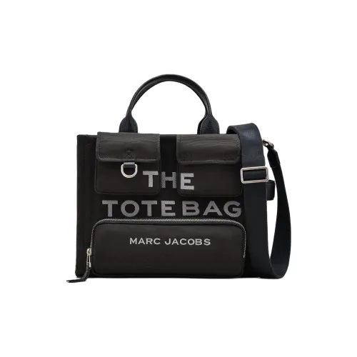 MARC JACOBS Хлопок и Холст Сумка-тоут Сумка для покупок Сумка через плечо Сумка среднего размера Женская Черная