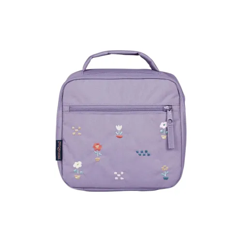 Jansport Переработанный полиэстер Путешествие Сумка для хранения Женская Фиолетовая