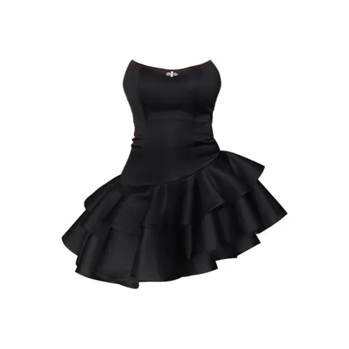 DOSOHEB Черные Женские Слиплатья