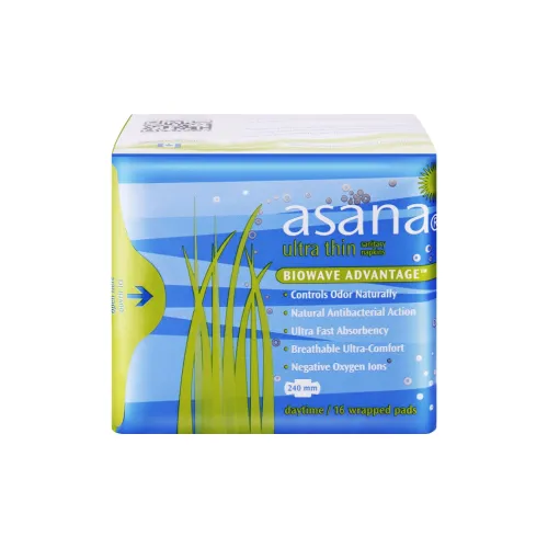 ASHANA Экстра Тонкая Хлопковая Ткань Для Повседневного Использования Санитарные Пеленки Дышащие 240мм 16Штук