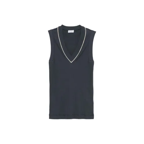 Brunello Cucinelli Синие Женские Майки