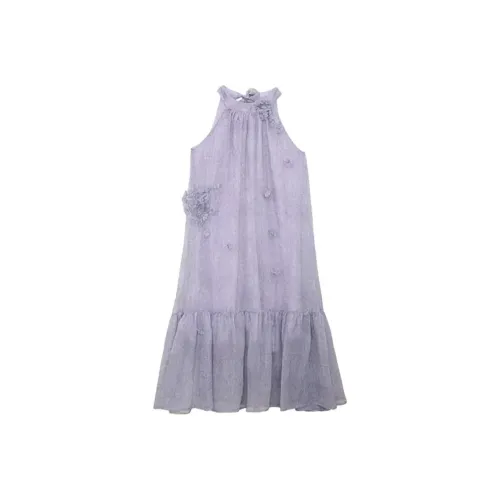 COHX Фиолетовые Женские Платья без рукавов