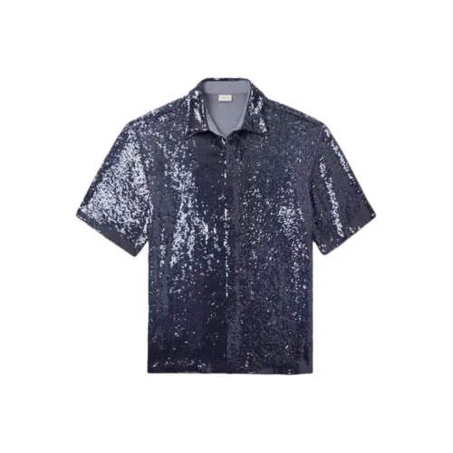 DRIES VAN NOTEN Рубашка Мужская Морской Синий