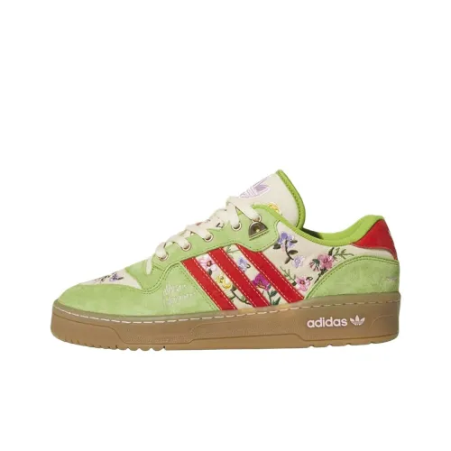 Unheardof x Adidas Originals Rivalry Slip Resistant Abrasion Resistant Low Top Скейтборд Кроссовки Unisex Зеленый Красный