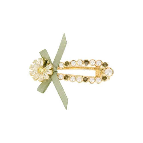 SHINE Wilderness Floral Collection Медный, Циркон, Shell Pearl Заколки для волос Женские