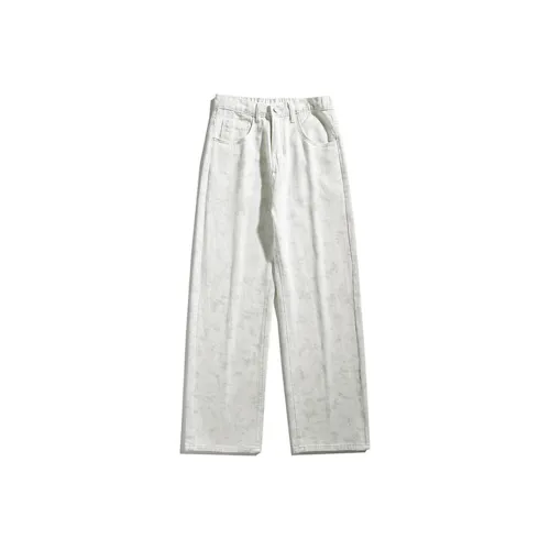 HKRXEC Белый Мужской Джинсы