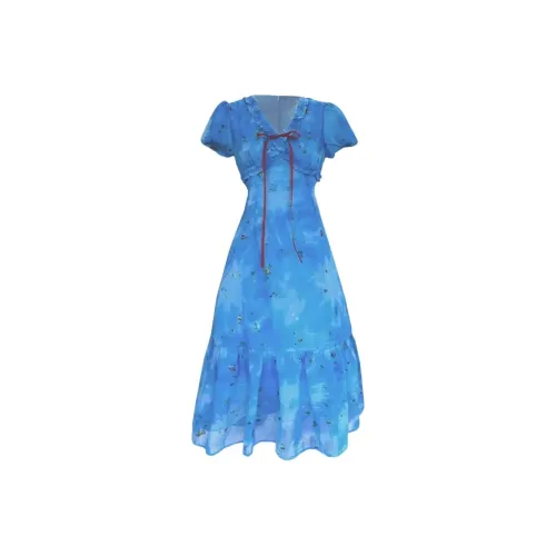 COHX Короткий рукав Платье Женское