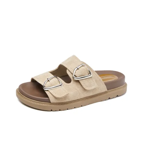 Xiangxiangli Резиновая подошва Металлические Тихие Слипоны Женские