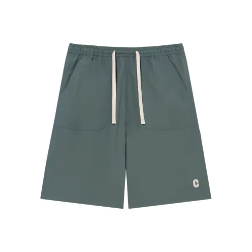 COVERNAT Хаки Унисекс Повседневные шорты