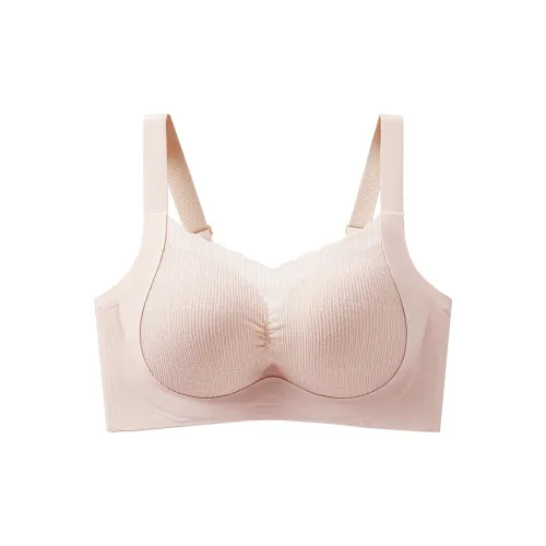 2323 [1 шт] Молочно-чайный цвет, кожа, женские бюстгальтеры
