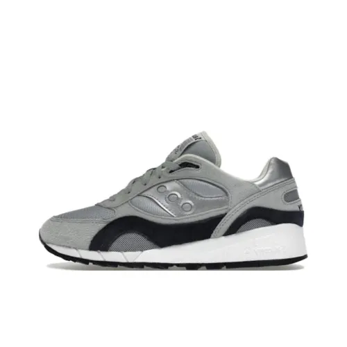Saucony Shadow 6000 Slip-Resistant Abrasion-Resistant Low-Top Беговые кроссовки Унисекс Серый