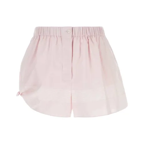 PRADA Повседневные шорты женские светло-розовые