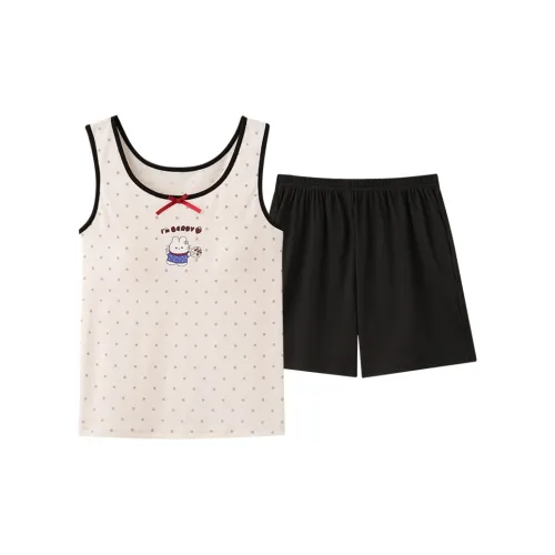 Pretty lady Молочный белый Женские Пижамные комплекты