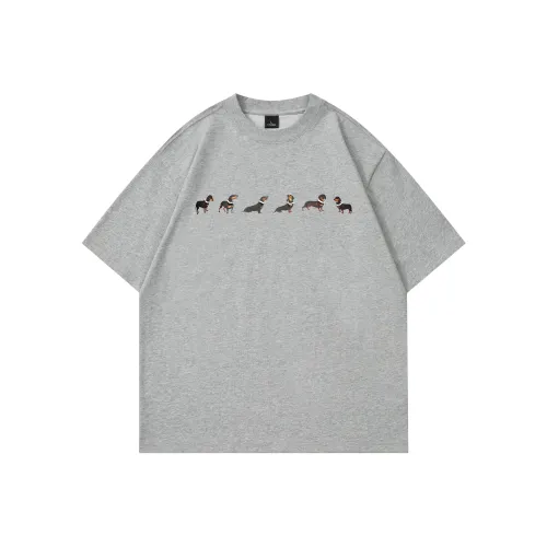 HIPHOPPUNKS Светло-серый Унисекс Футболка