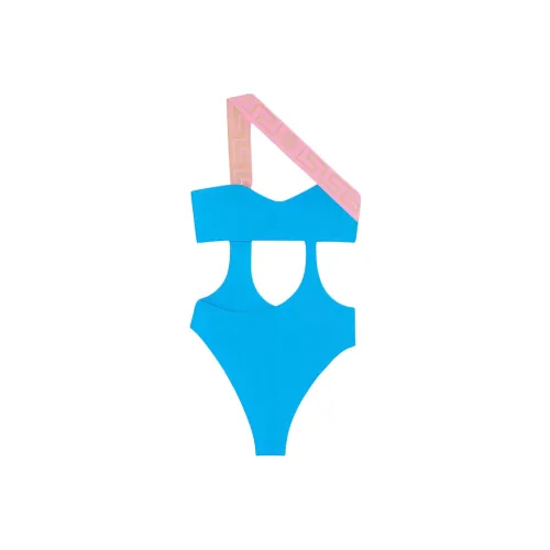 VERSACE Синие Женские Ван-Пис Купальники