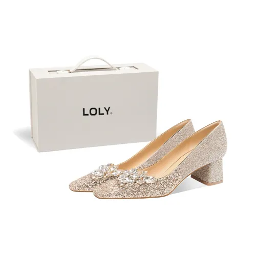 LOLY Высокие каблуки Golden Сердце's Beat 5CM Женские