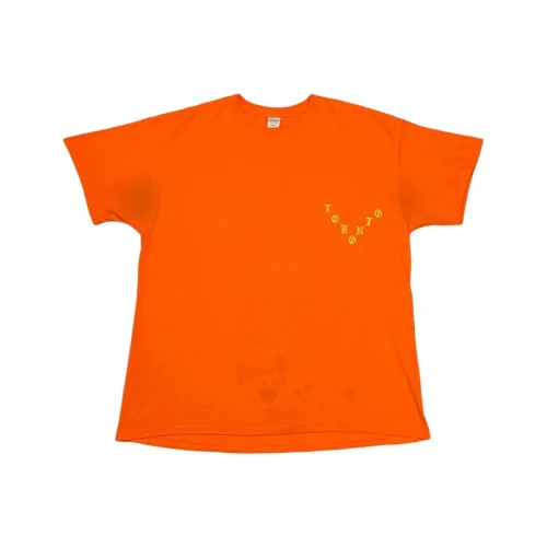 Kanye West T-Shirt Мужской Оранжевый