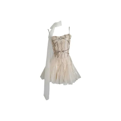 CHARM GLOW Абрикос с подарками Лента Женские Слиплатья