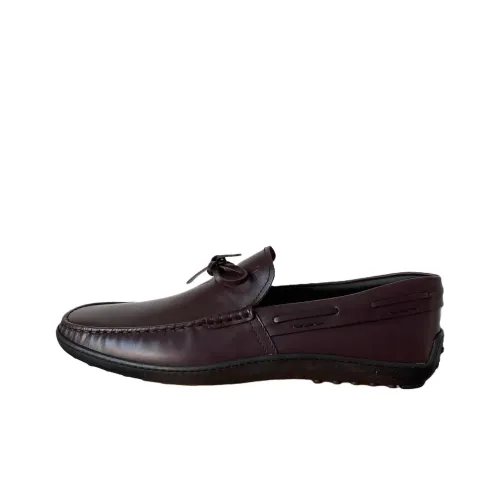 TOD'S Мужские повседневные туфли Low Top Красный Коричневый Мужской