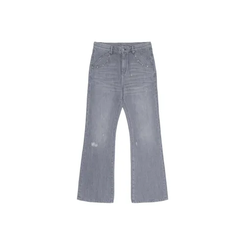 IN EXISTENCE Джинсы Унисекс Серый Синий