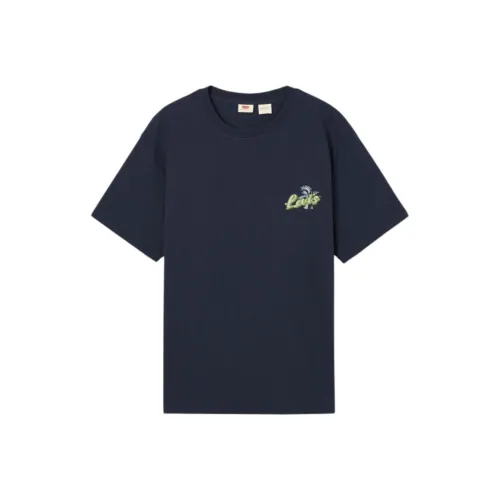 Levis Темно-синие мужские футболки