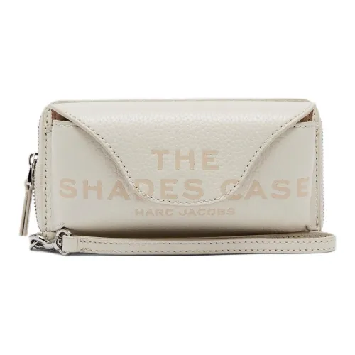 MARC JACOBS Pebble Leather Clutch Women's Beige
