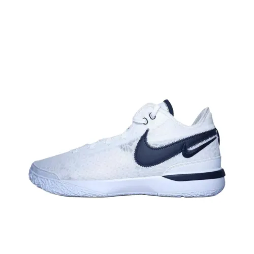 Nike LeBron NXXT Gen Slip-Resistant Abrasion-Resistant Low-Top Баскетбольные кроссовки Мужские Белые