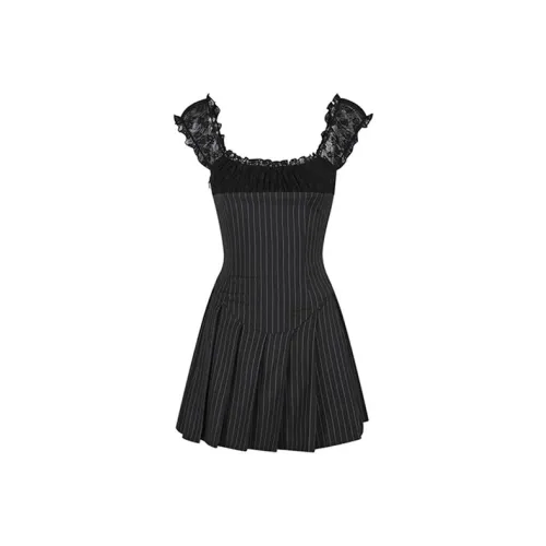 MO VOICE Короткий рукав Платье Женское