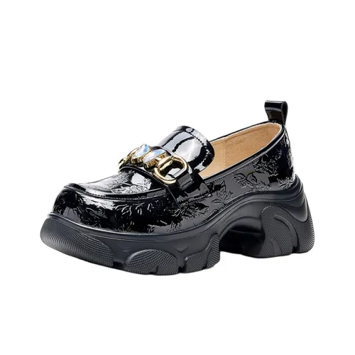 HR Лоферы Черные Женские