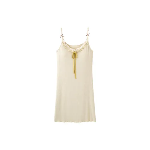 Pretty lady Бело-зеленая Женская ночная сорочка