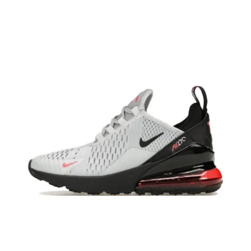 Nike Air Max 270 Устойчивый к истиранию Низкий Топ Детские Беговые Кроссовки Белый Подростки