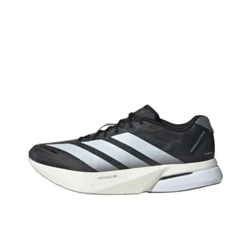 Adidas Adizero Boston 13 Амортизирующие низкопрофильные тренировочные кроссовки для мужчин черные