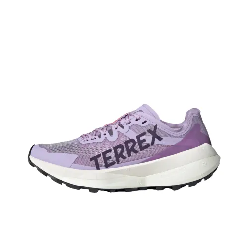 adidas Terrex Agravic Speed Нижняя юбка Устойчивая к истиранию Низкий Топ Беговые кроссовки Женские Фиолетовый
