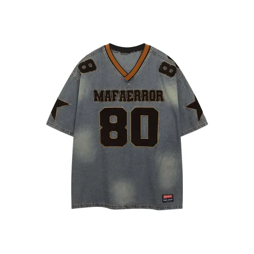 GBXM Винтажная синяя унисекс футболка