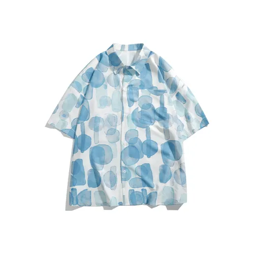 LSVE Небесно-голубой Женские Рубашки