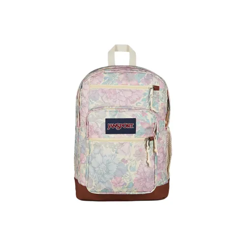 JanSport Переработанный полиэстер рюкзак женский бежевый и многоцветный