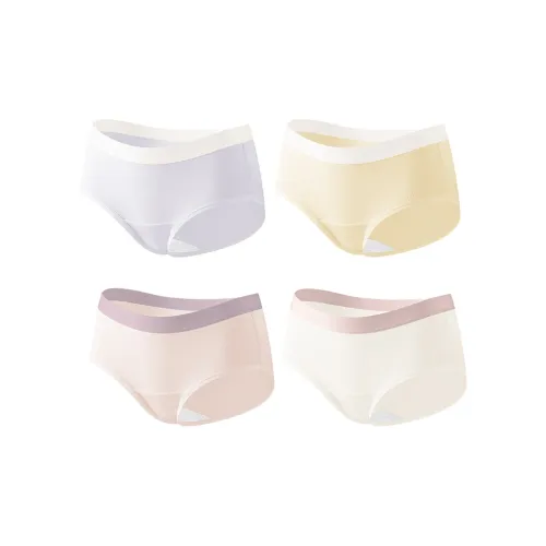 Caramella Светло-фиолетовый + Светло-желтый + Светло-розовый + Экрю Женские боксер-шорты