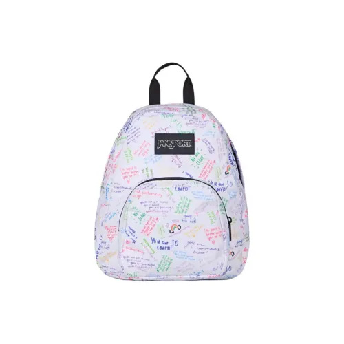 JanSport Рюкзак с застежкой-молнией Мини Женский Белый и Многоцветный