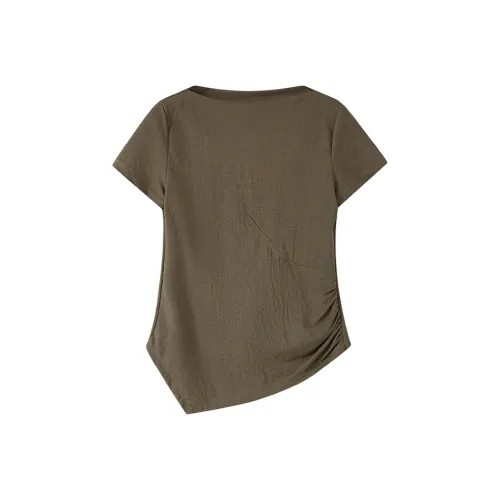 TAGEECHITA Slim Fit Deconstruction Cut-Out T-Shirt Women's