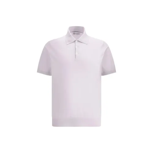 Brunello Cucinelli Розовый Мужской Поло