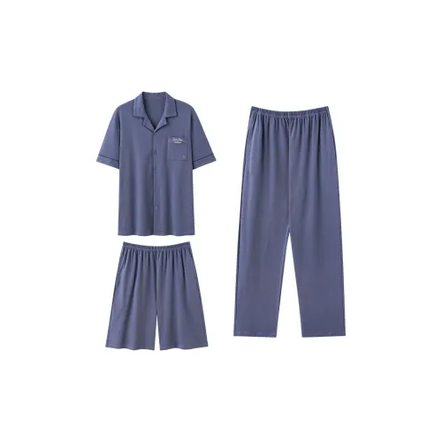 Pretty lady Королевский синий Мужской Пижамные комплекты